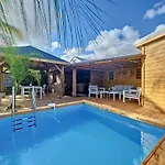 Bungalow l\'Anjou Créole Sainte Anne Guadeloupe
